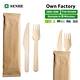 wooden fork and knife